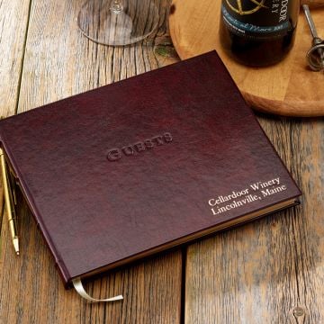 Leather Guest Book