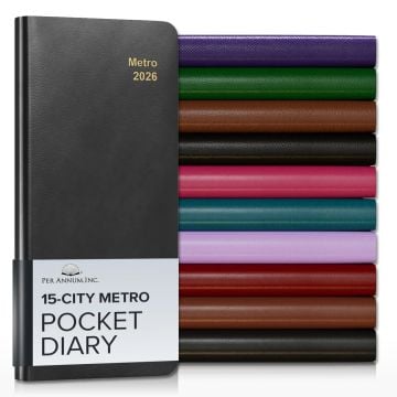 15-City Metro Pocket Diary