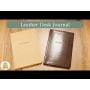 Desk Leather Journal (Ruled) - 8" x 5.5" thumbnail