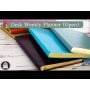Desk Weekly Leather Planner (Open Format) - 8" x 5.5" thumbnail