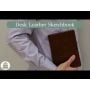 Desk Leather Sketchbook (Blank) - 8" x 5.5" thumbnail
