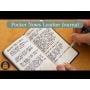 Pocket Notes Leather Journal - 6" x 3.25" thumbnail