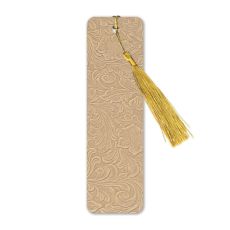 Gallery Leather Bookmark - Floral Latte