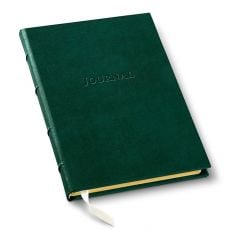 Hardcover Desk Leather Journal (Ruled) - 8" x 5.5"