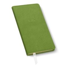 Pocket Monthly Leather Planner - 6" x 3.25"