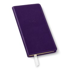 Pocket Monthly Leather Planner - 6" x 3.25"