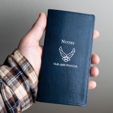 USAF Leather Pocket Notes - 6" x 3.25"
