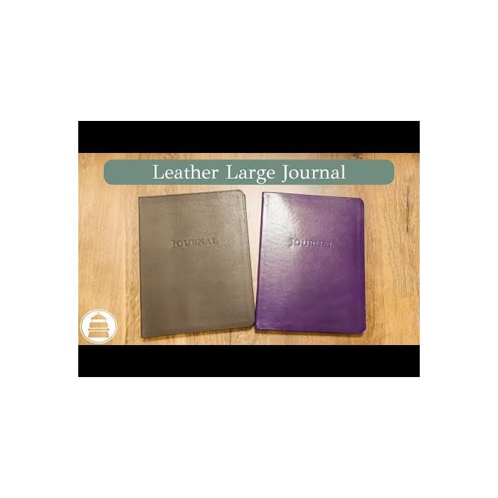 Large Leather Journal (Ruled) - 9.75" x 7.5"