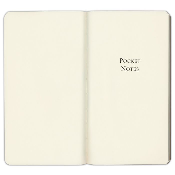 Pocket Notes Leather Journal - 6" x 3.25"