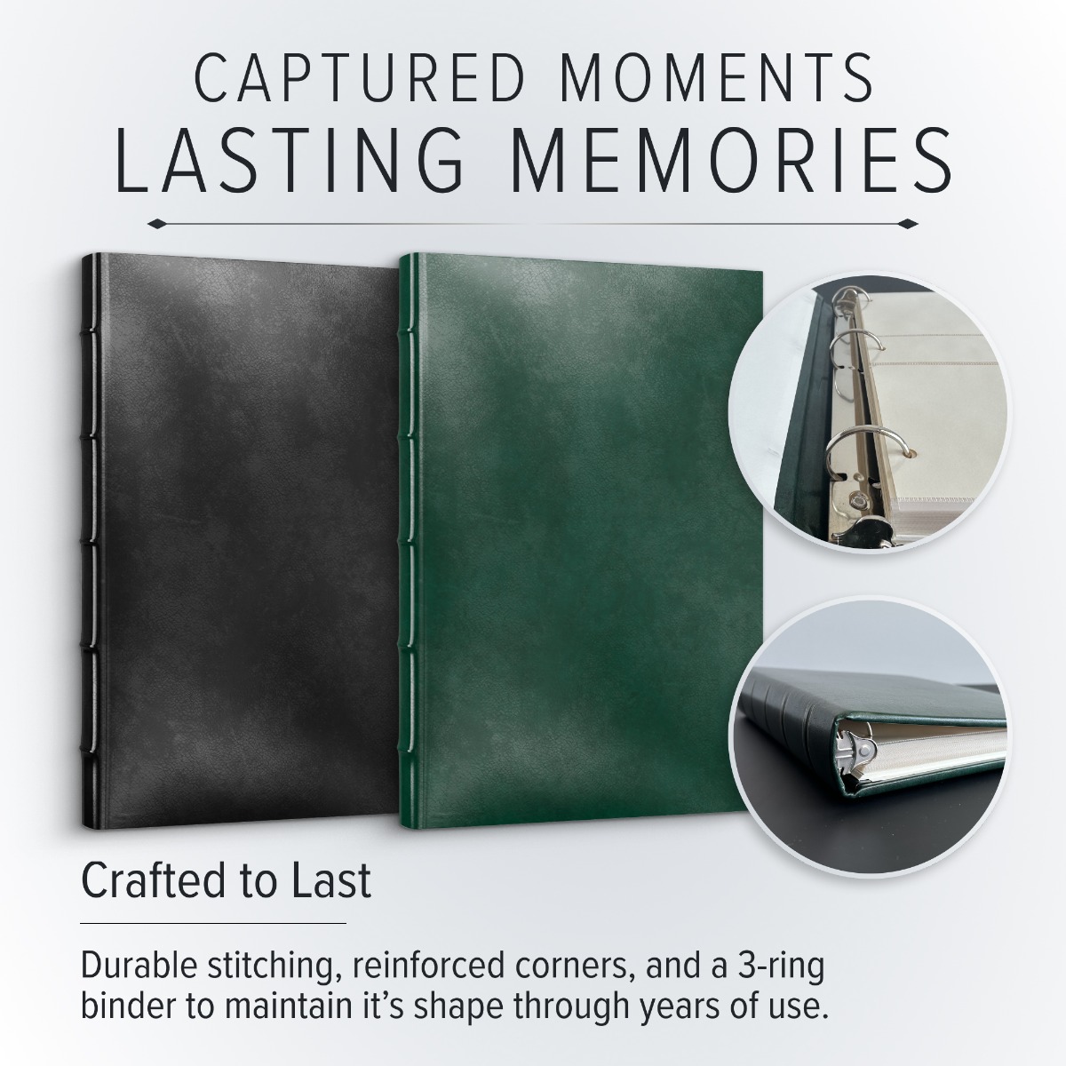 Gallery Leather Slimline Photo Album - 11.75"x8.0" - Picture 8 of 28