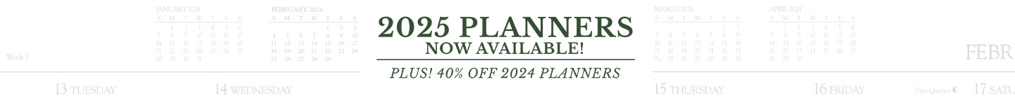 2025 Planners Now Available