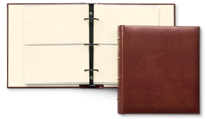 compact photo album interior