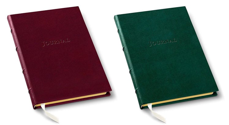 hardcover leather journals