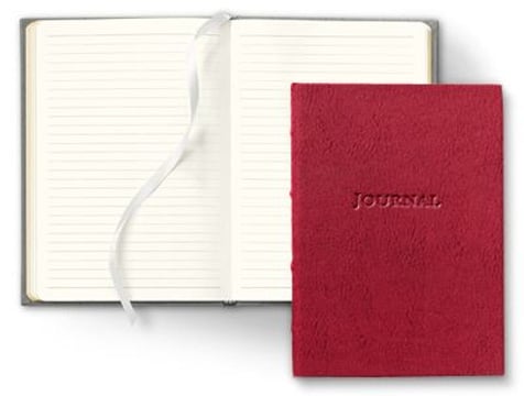 hardcover desk journal cover and interior