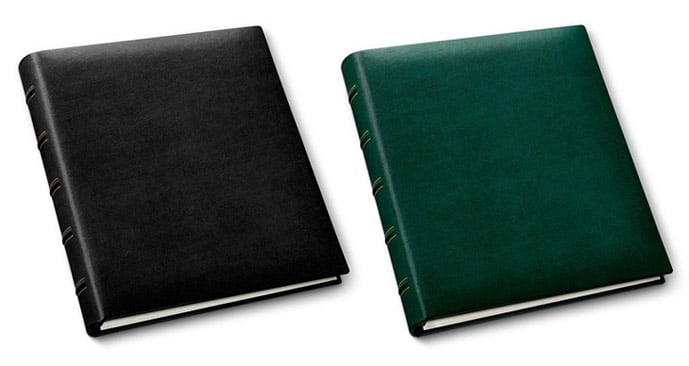 Charming Personalizable Large Leather Photo Album 13,7 x 13,7