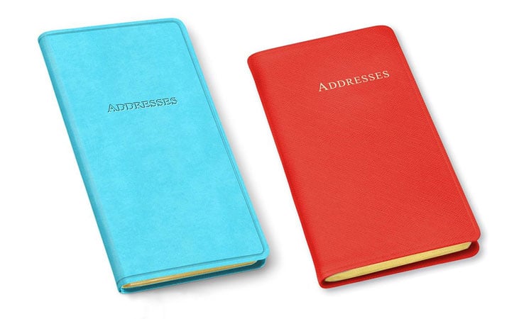 pocket address books