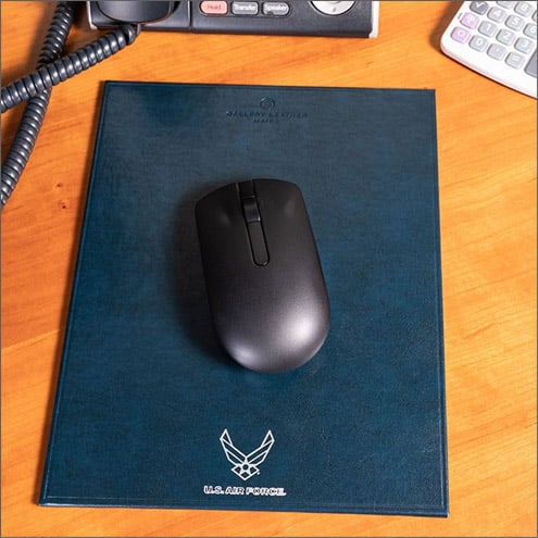 USAF Portrait Leather Mouse Pads